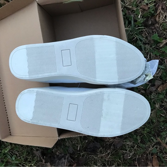 STEVE MADDEN MENS COURTS WHITE SNEAKERS - Picture 12 of 17